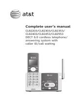 AT&T CL82453 User manual