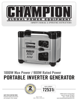 Champion Power Equipment 72531 User manual