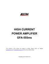 Adcom GFA-575se User manual