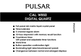 Pulsar W850 Owner's manual