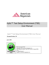 American Megatrends Aptio 4 TSE User guide