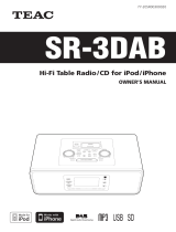 TEAC SR-3DAB Owner's manual