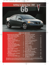 Pontiac G6 2007 User guide