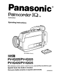 Panasonic PV-IQ525 Owner's manual