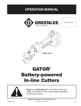 Greenlee GATOR ESG25L User manual