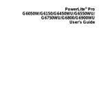Epson PowerLite Pro G6450WU User manual