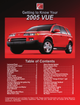 Saturn 2005 Vue User guide