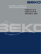 Beko CXFD6113 User manual
