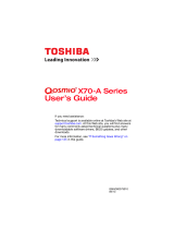 Toshiba X70-AST3G26 User guide