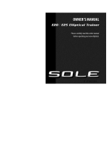 Sole E25-2013 Owner's manual
