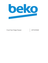 Beko CFP1675DX FF FFREEZER WTD S/STEEL Owner's manual