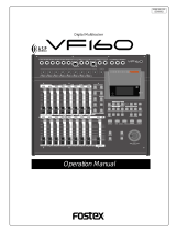 Fostex VF-160 Owner's manual