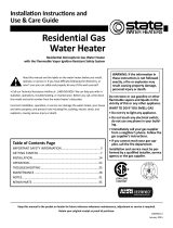 State Water Heaters GS6-50-YBFT User manual