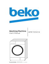 Beko WMB714422 Owner's manual