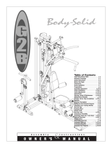 Body-Solid G2B User manual