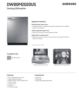 Samsung DW80M2020US Owner's manual