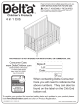 Delta Children Marquis 4-in-1 Crib Assembly Instructions