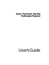 Epson PowerLite 81p User manual