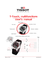 Tissot T-TOUCH MULTIFONCTIONS User manual