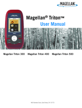 Magellan Triton 400 User manual