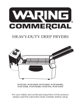 Waring WDF1000BD User manual