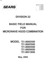 Kenmore 721.80602500 Owner's manual