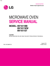 LG MV1611BB Owner's manual
