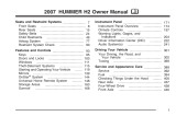 Hummer H2 2007 Owner's manual