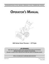 MTD 500-Series L style Owner's manual