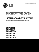 LG LMV1680WW Installation guide