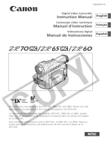 Canon ZR-65 User manual