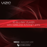 Vizio 3D BLU-RAY VBR334 User manual