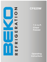 Beko CF625 User manual