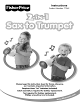 Mattel 2-in-1 Sax to Trumpet Owner's manual