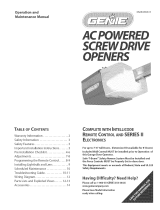 Genie 2560 Owner's manual