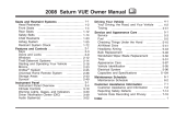 Saturn 2008 Vue Owner's manual