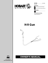 Hobart Welding Products H-9 Gun User manual