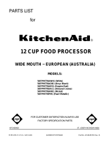 KitchenAid 5KFPM770PM1 Template