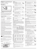 Robertshaw PerfectSense PS3110 Digital Thermostat User manual