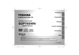 Toshiba SDP74SWN User guide