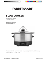Farberware Slow Cooker 104554 Owner's manual