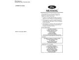 Ford 1996 Mustang Owner's manual