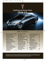 Pontiac G6 2008 User guide