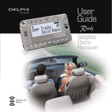 Delphi SA10035 - Roady XM Satellite Radio Receiver User manual