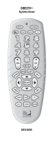 DirecTV Big Button Remote Control Owner's manual