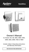 Aprilaire 400M Owner's manual