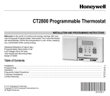 Honeywell CT2800 Owner's manual