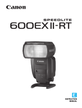 Canon Speedlite 600EX-II RT User manual