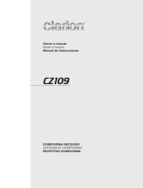 Clarion CZ109 User manual