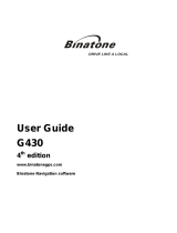 Binatone G500 - EDITION 4 User manual